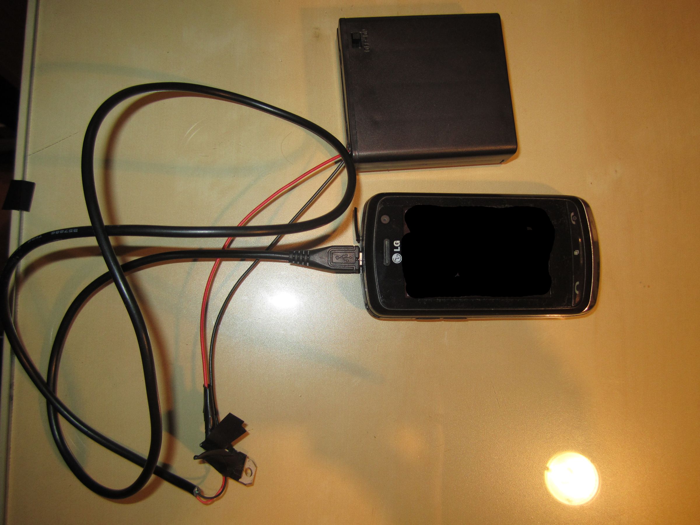 Cell phone charger external battery charger