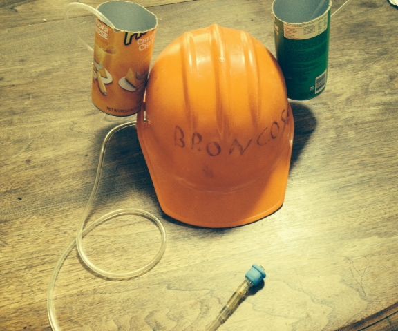 Summer Soda Hat W/ built in fan