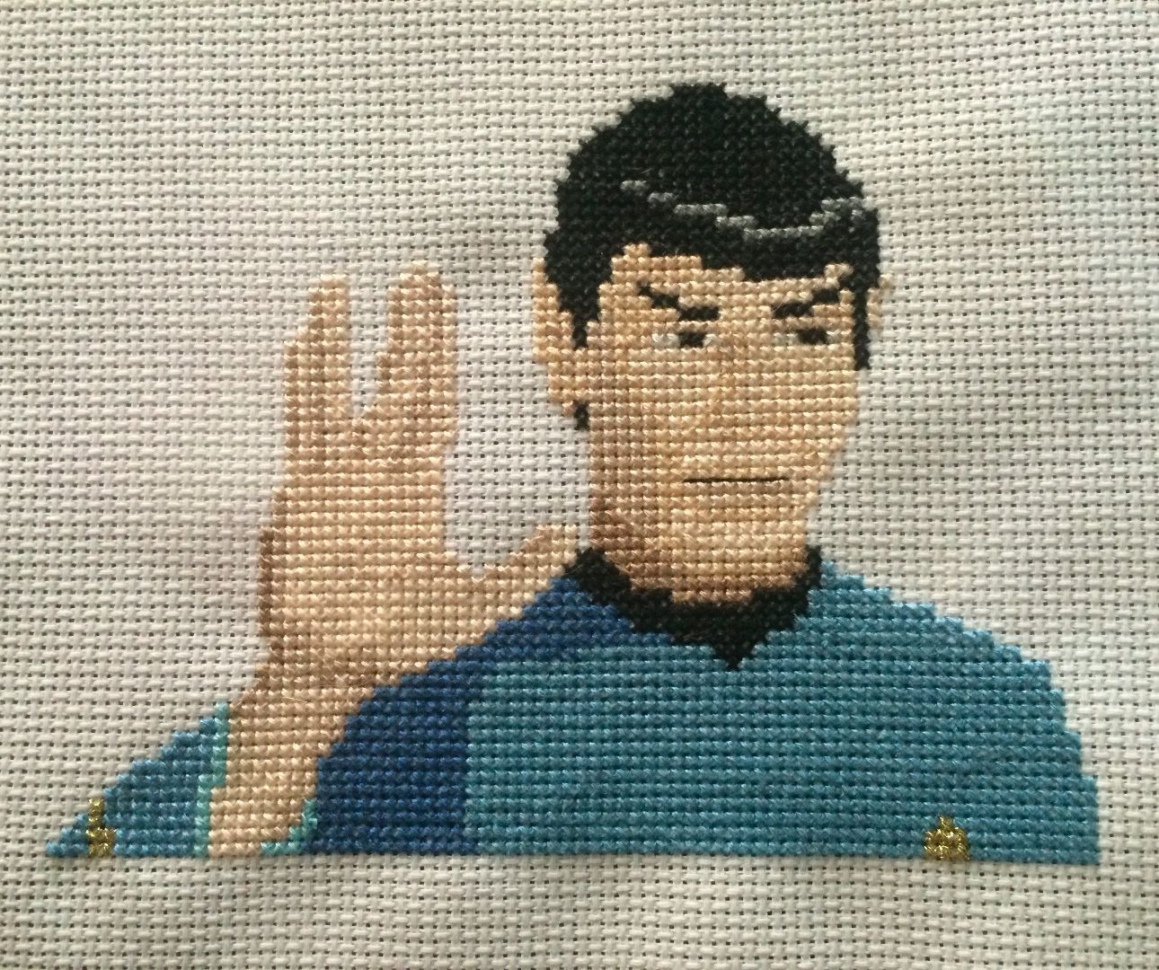 Star Trek Cross Stitch: Spock