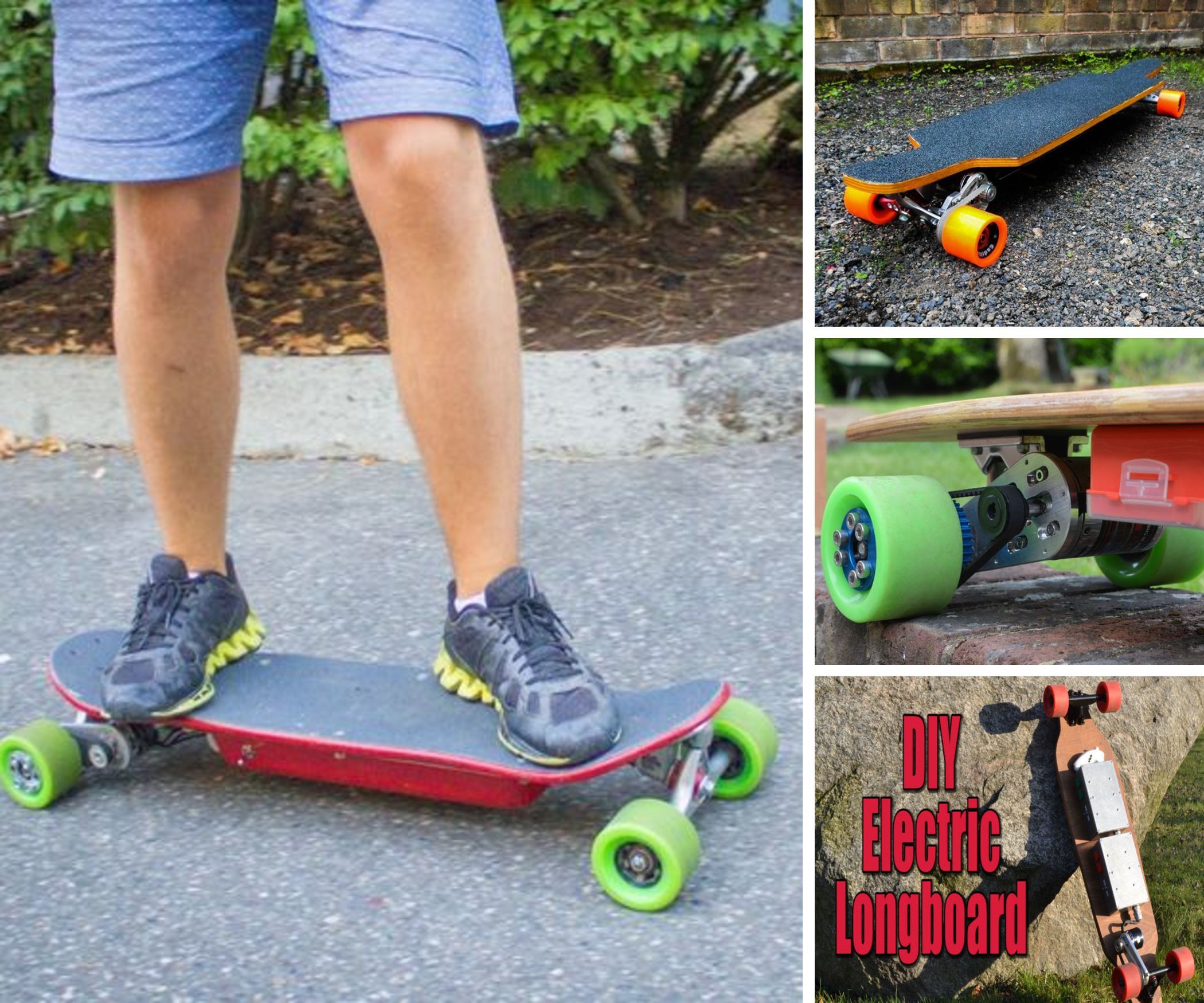 A Collection of Homemade Electric Motorized Skateboards (That You Must Make!)