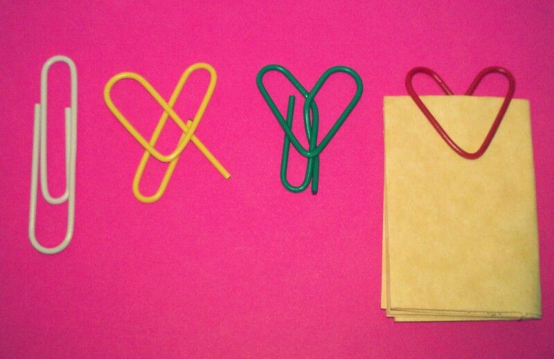Heart-Shaped Paperclips