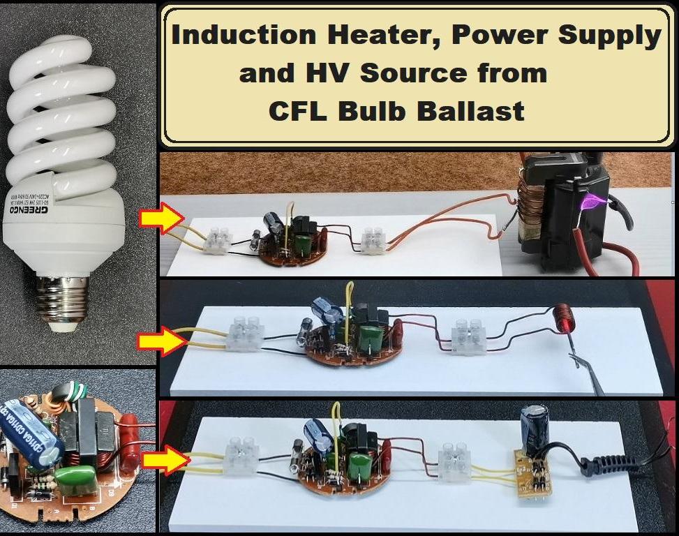 Simplest Way to Make Induction Heater, Power Supply, and HV Source From
