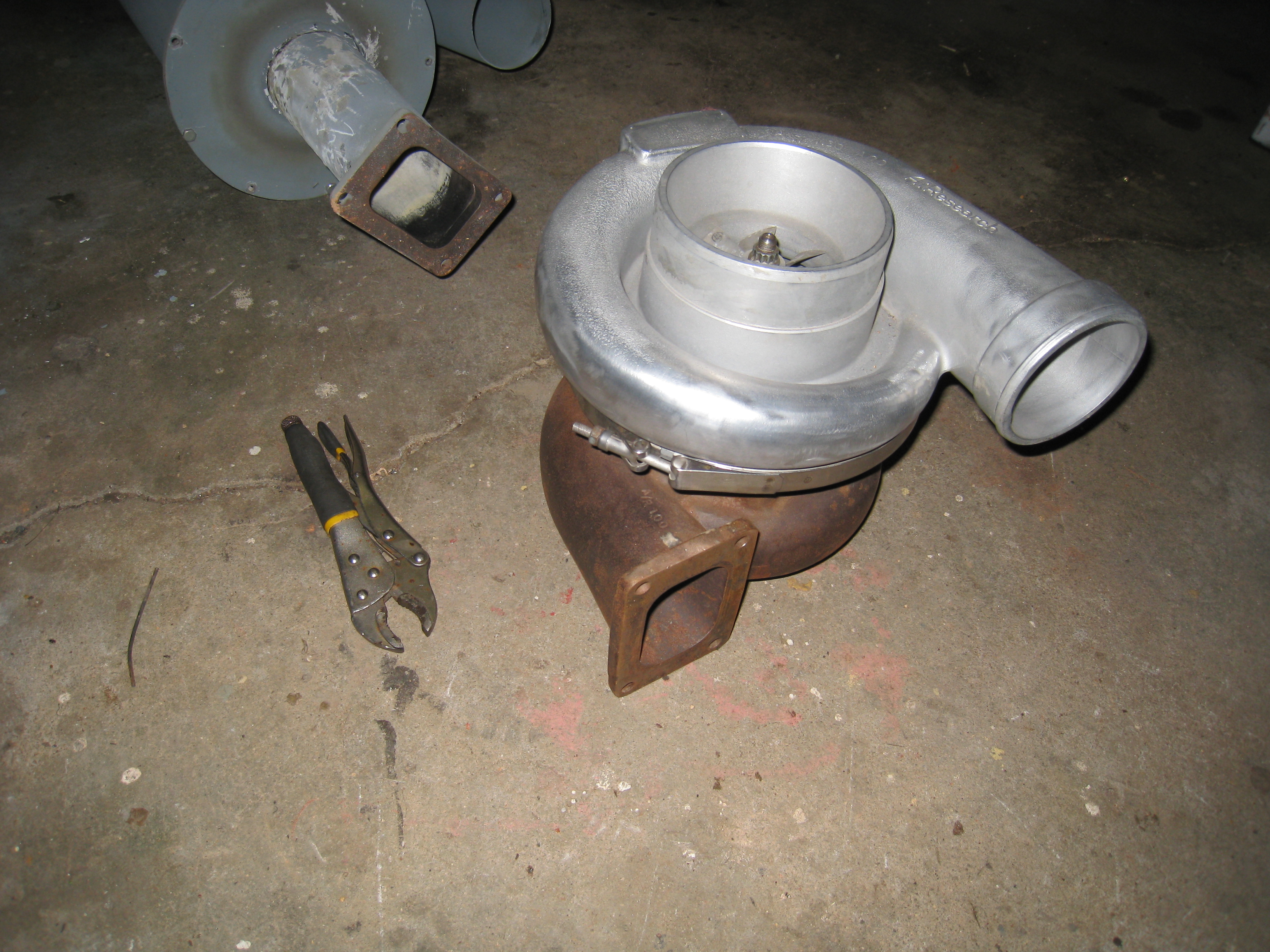 Home Made Gas Turbine/ Jet Engine Extra Large Version!!