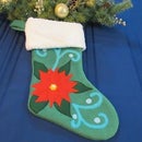Poinsettia Stocking