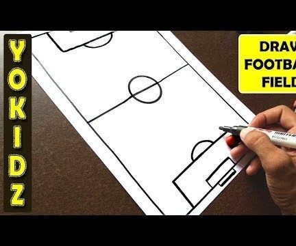 HOW TO DRAW FOOTBALL GROUND