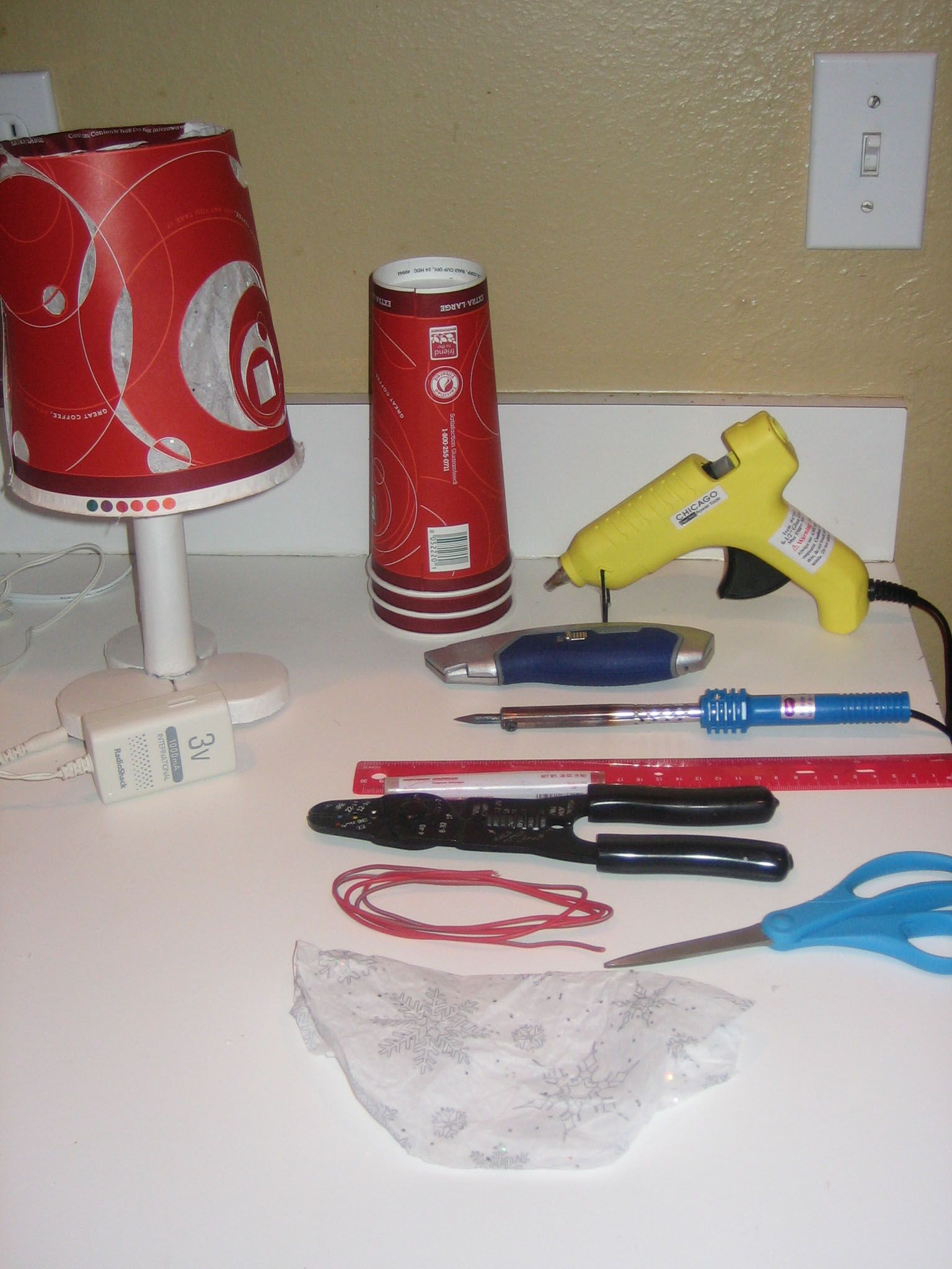 Paper Cup LED Lamp : 7 Steps - Instructables