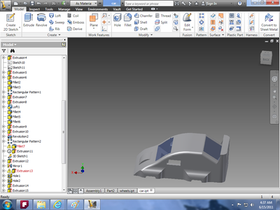 Designing the Car.