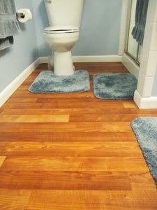 Bathroom Linoleum Flooring Replacement Project