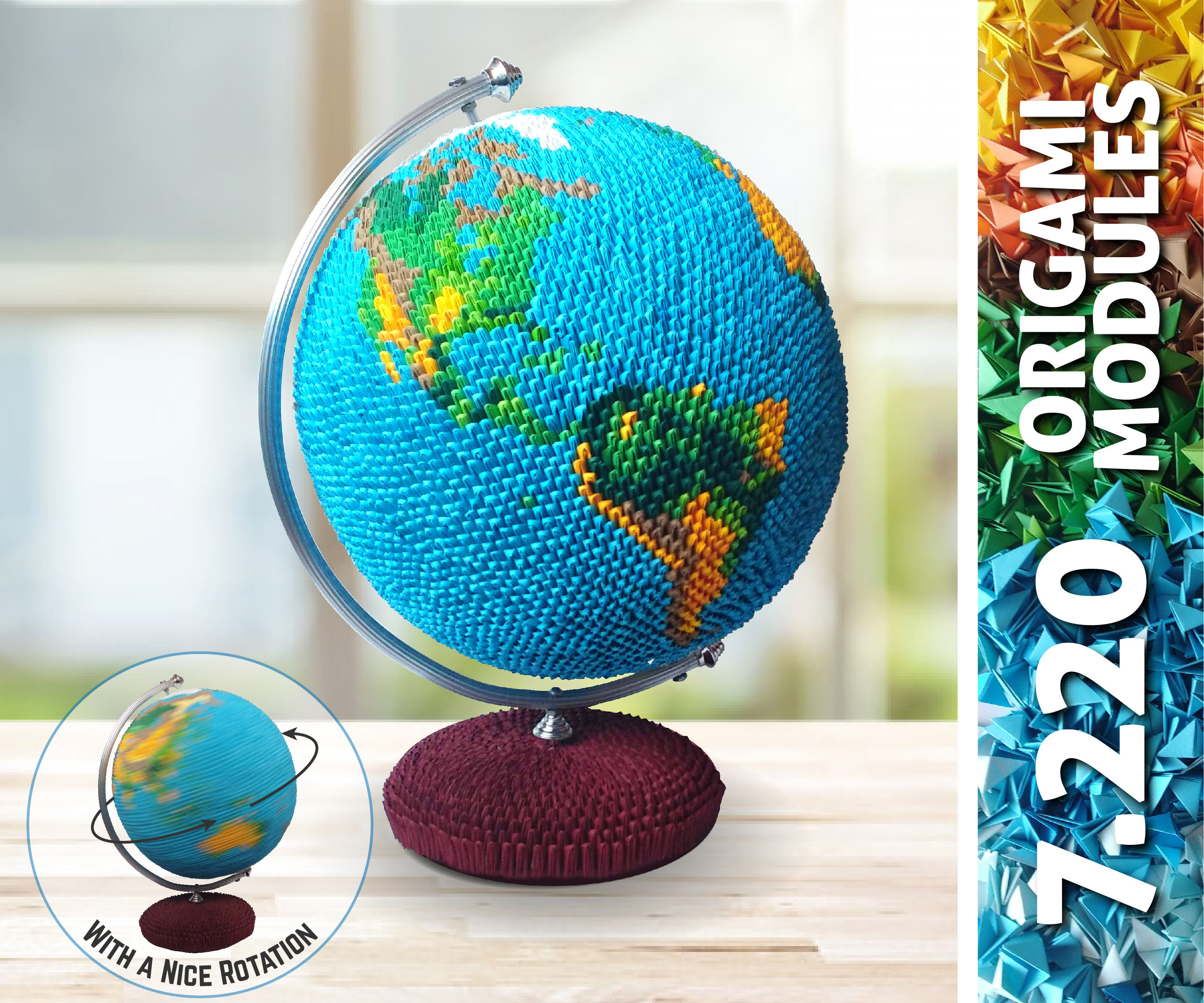 7220 Modules - Origami Globe