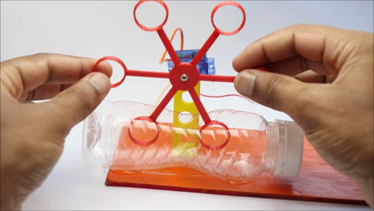 Preparing Bubble Wheel