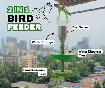 Unique Food and Water Dispensing Bird Feeder Open Source With 3d Printable Files