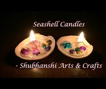 DIY Sea Shell Candles 