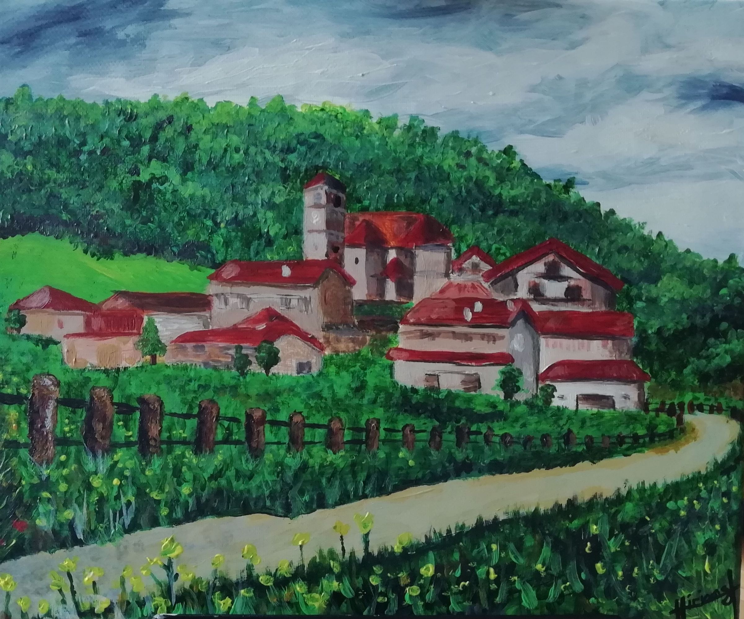 An Acrylic Painting