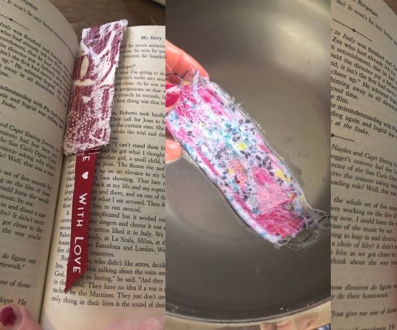 Scrap Fabric Bookmarks From Tiny Trimmings
