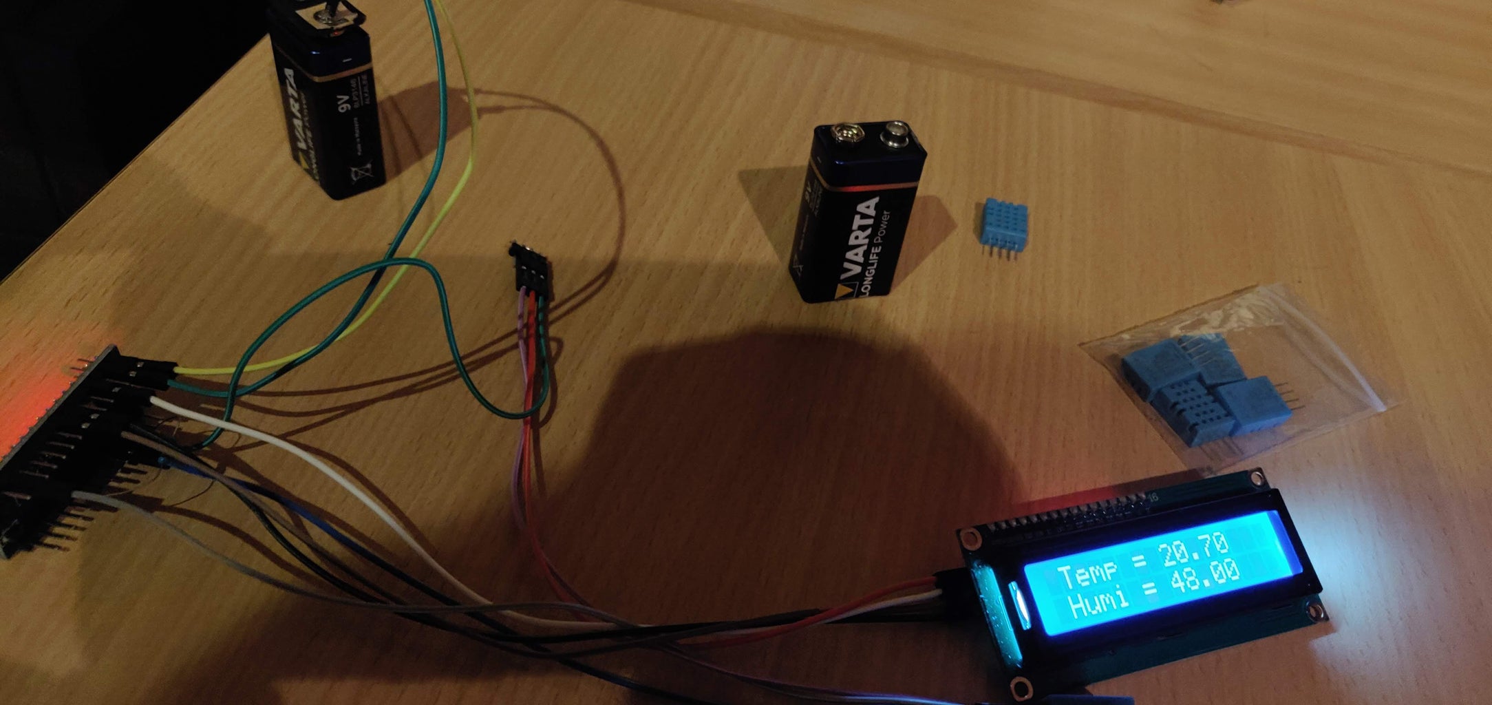 Arduino Nano Temperature and Humidity With DHT11 and an LCD : 3 Steps ...