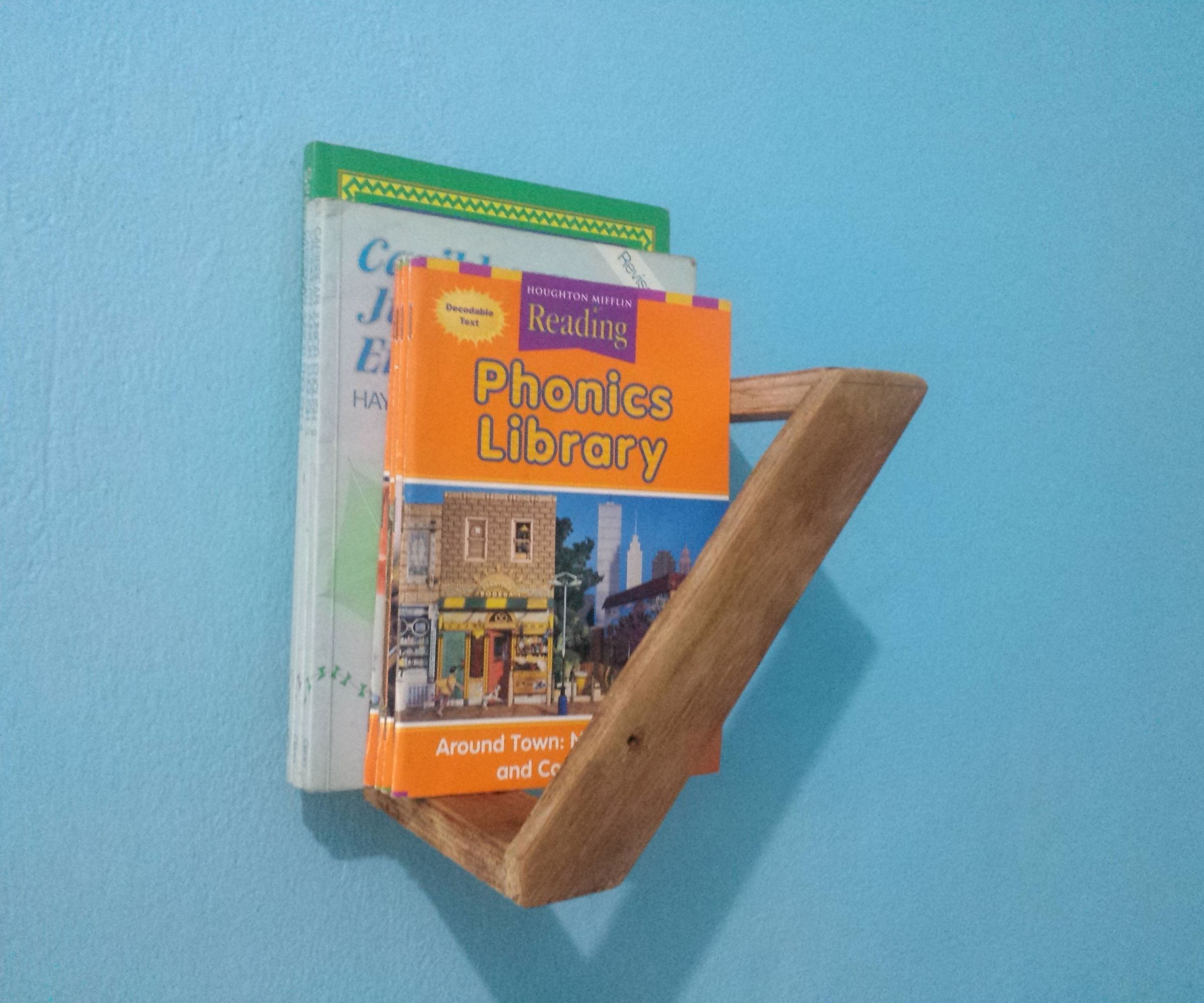 Modern Contemporary Tilt Book Shelving