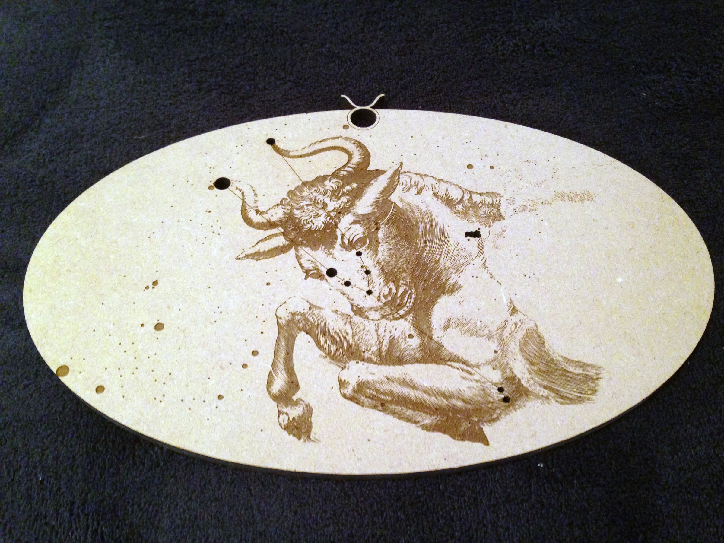 Taurus - Laser Cut Astrological Wall Art