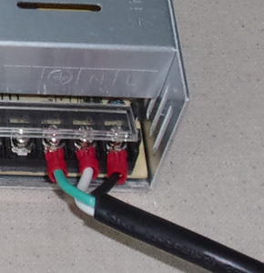 Install the Power Cord & Test the Power Supply