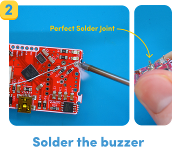 Fit & Solder the Buzzer