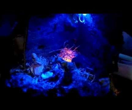 Quick'n'easy fireplace for nativity scene (presepe)