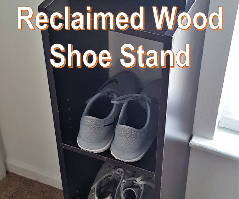 Reclaimed Wood Shoe Stand