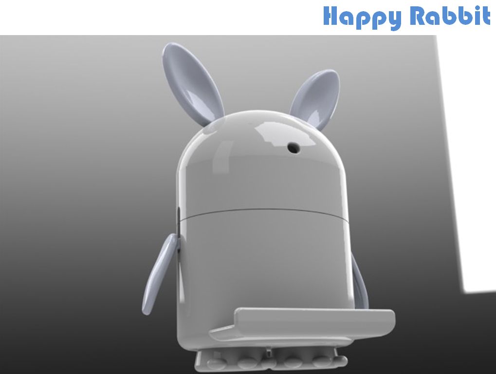 The Happy Rabbit Card Holder
