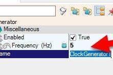 In Visuino Add & Set Components