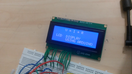 LCD DISPLAY INTERFACE WITH ARDUINO : 4 Steps (with Pictures ...