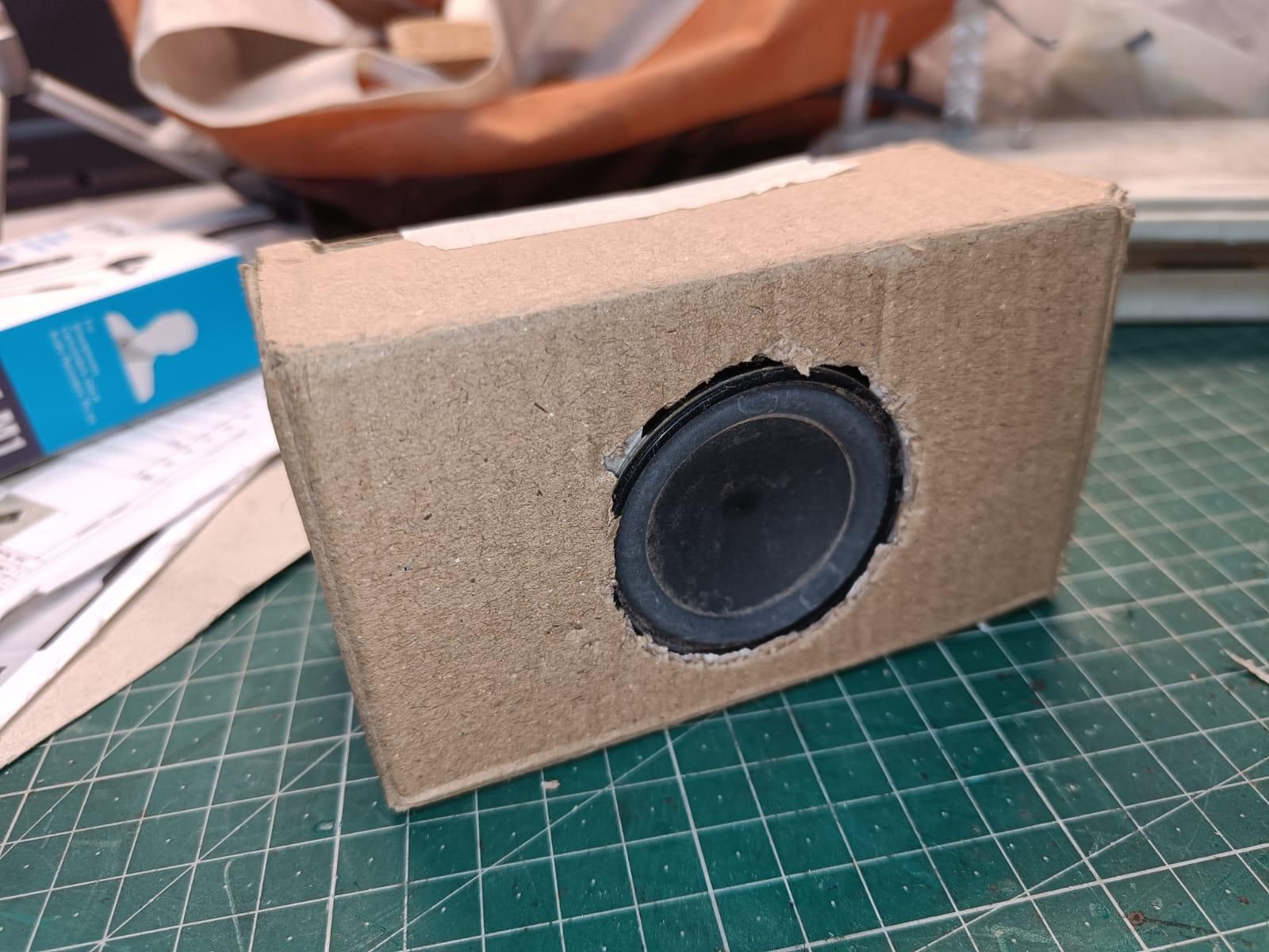 Cardboard Bluetooth Speaker 7 Steps Instructables