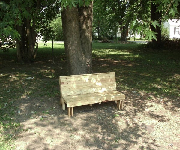 Recycle Pallet Bench
