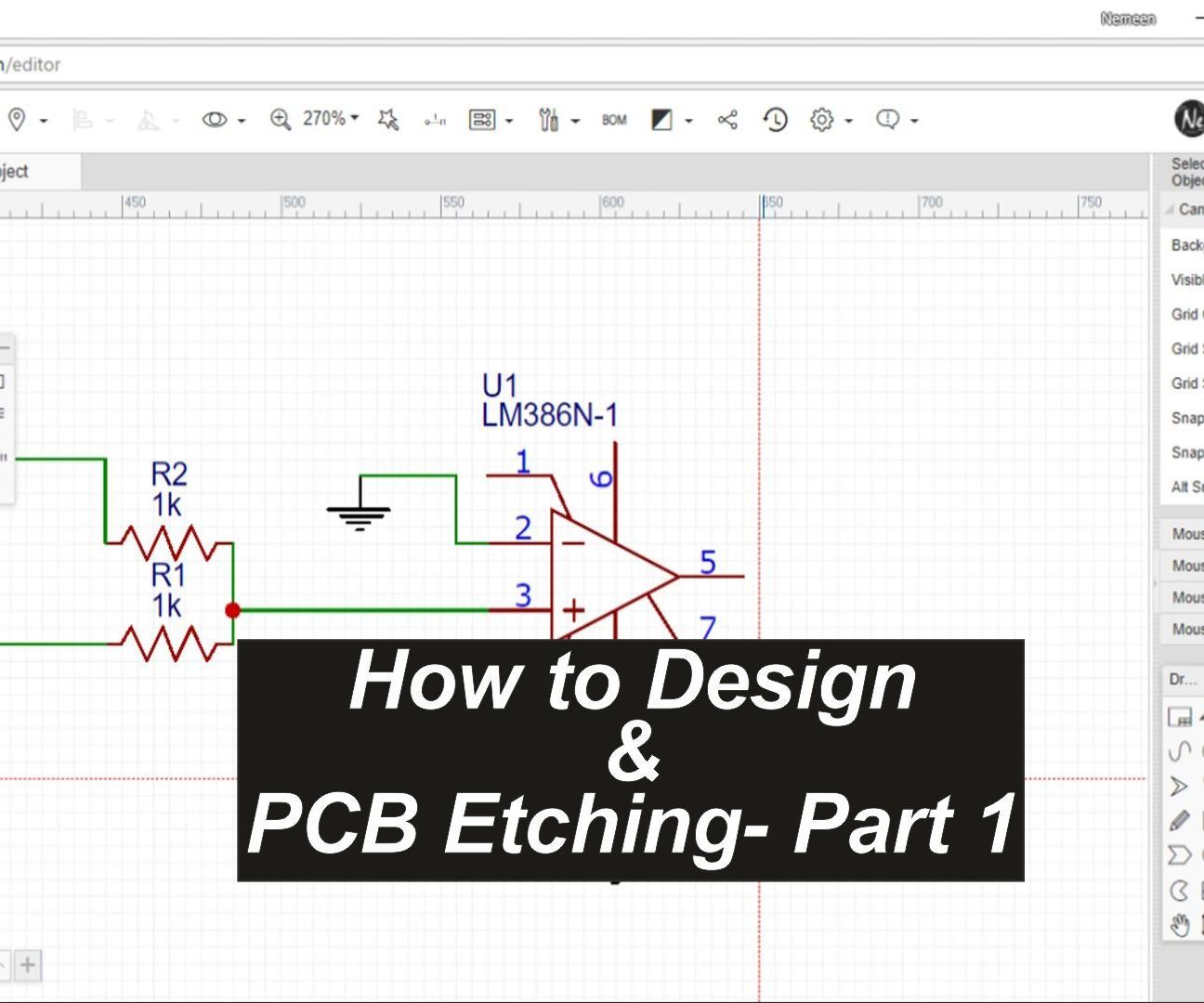 PCB Design & Etching Tutorial - Part 1