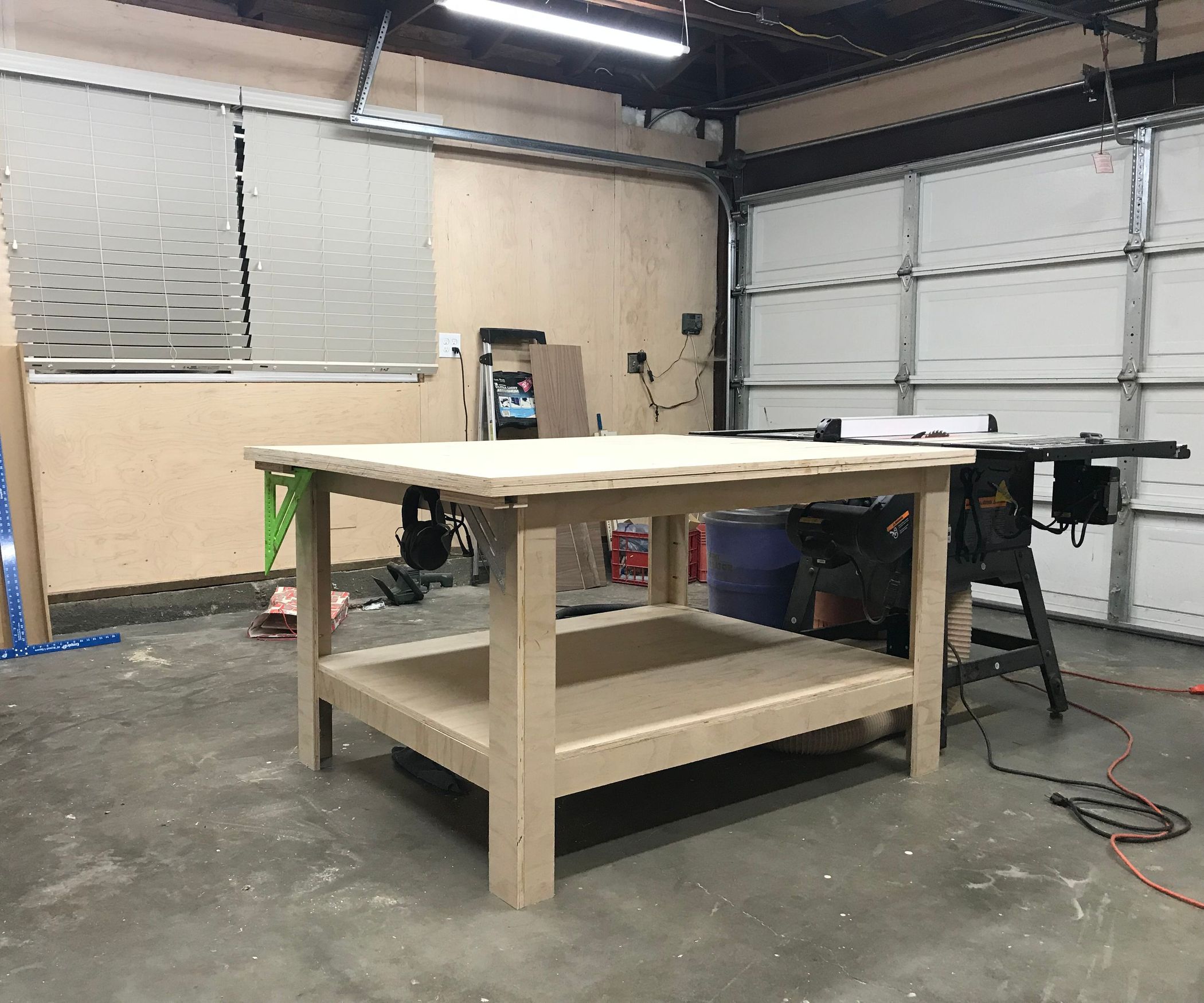 Robust Plywood Outfeed & Assembly Table 9 Steps (with Pictures