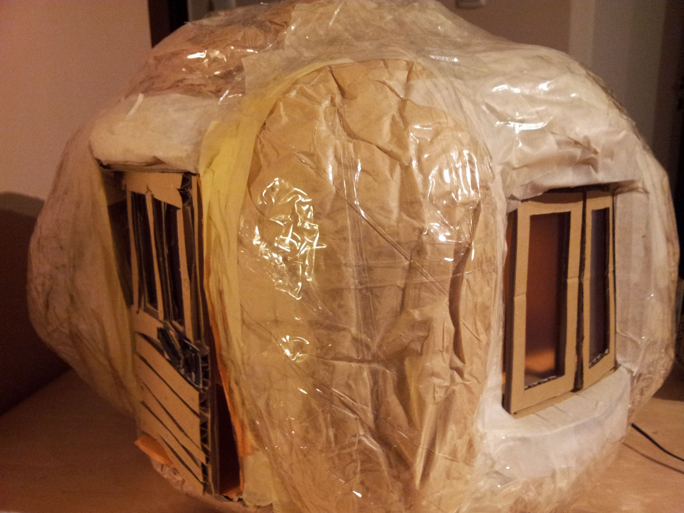 Pumpkin Toy House, From Recycled Materials Only