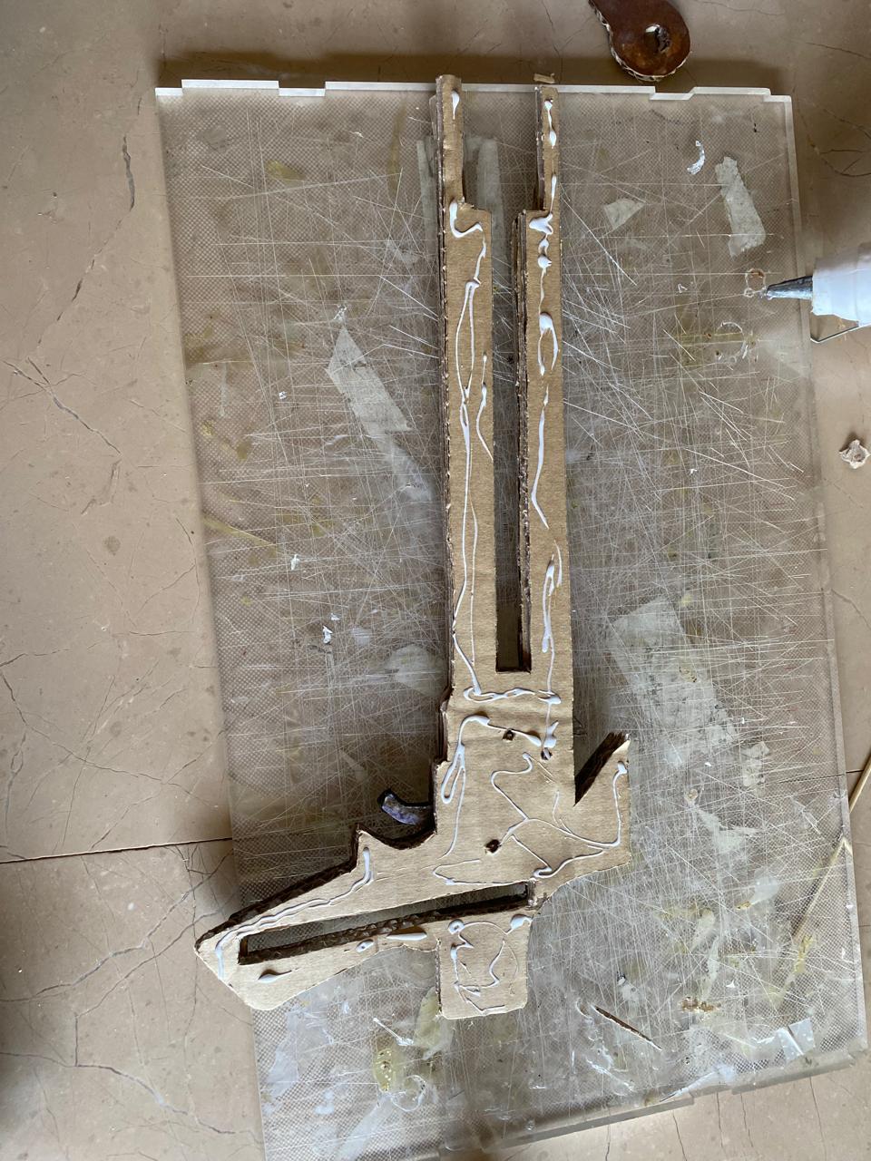 Cut the Bow Handle Body