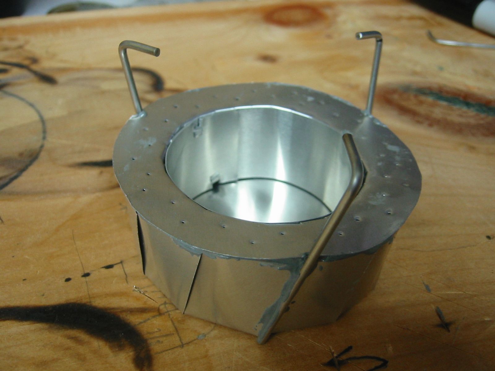 Backpacking Stove From Aluminum Flashing