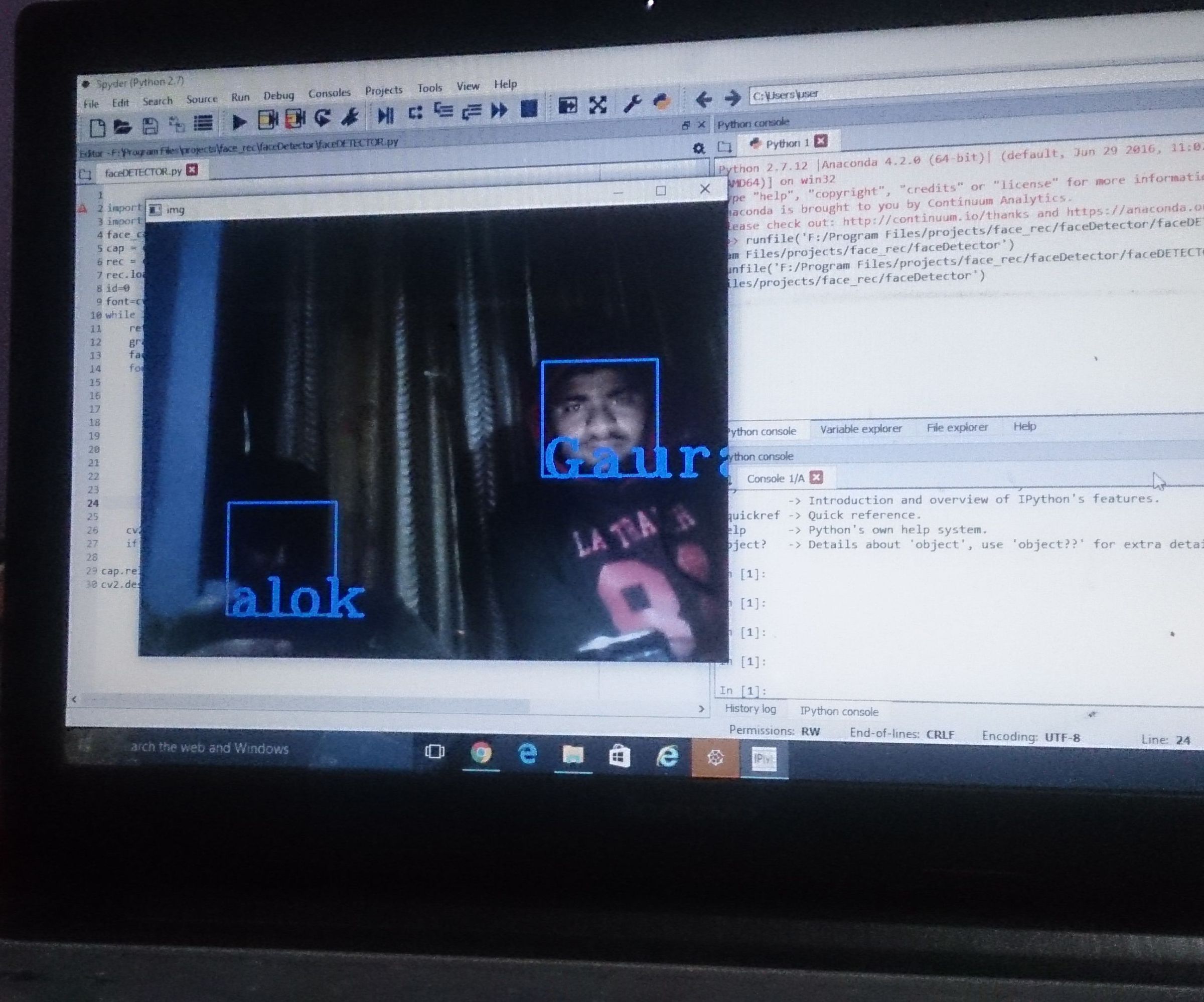 Face Detection+recognition