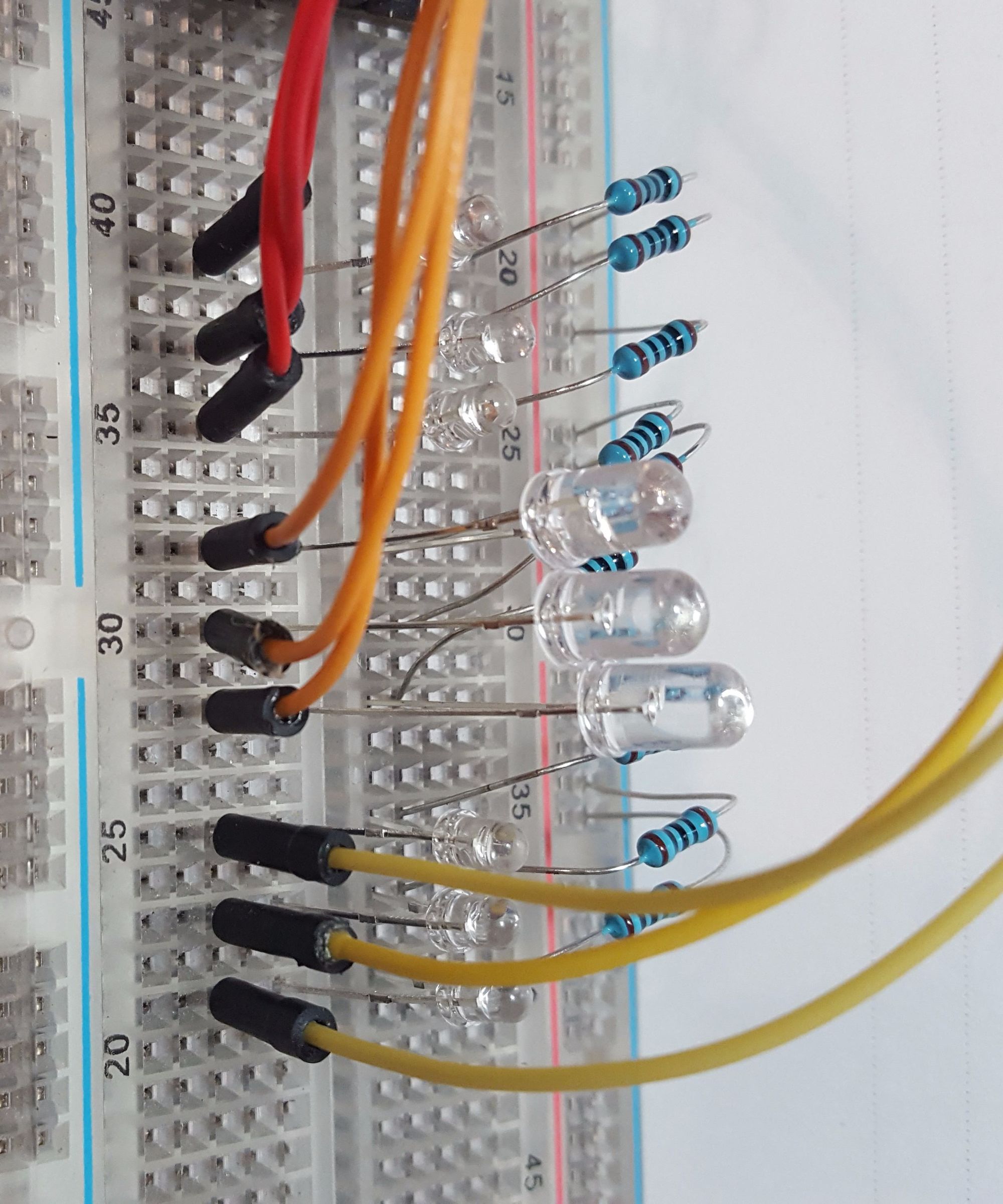 Switching 3 Banks of LEDs With One Switch and Visuino