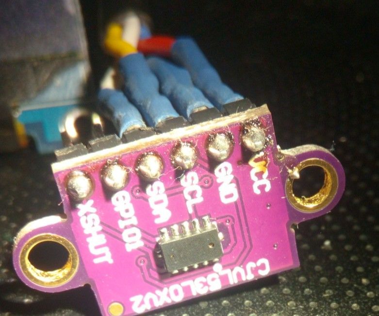 Digitaler Zollstock mit Laser Sensor VL53L0X  bis 1,20 Meter