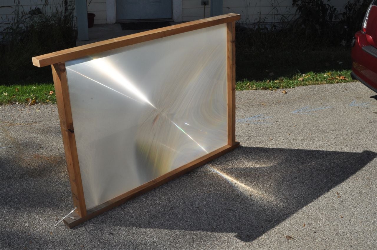 Solar Death Ray (TV Fresnel Lens) (with Pictures) Instructables