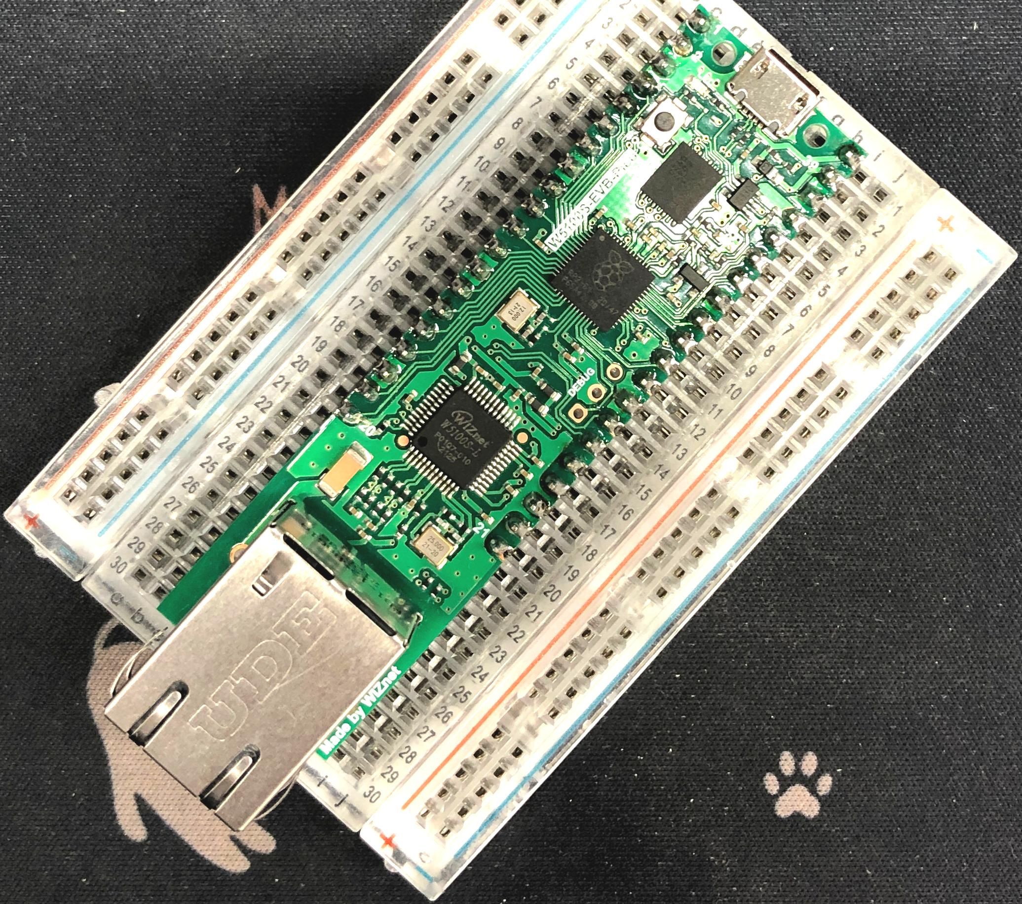 W5100S-EVB-Pico With the Node-RED