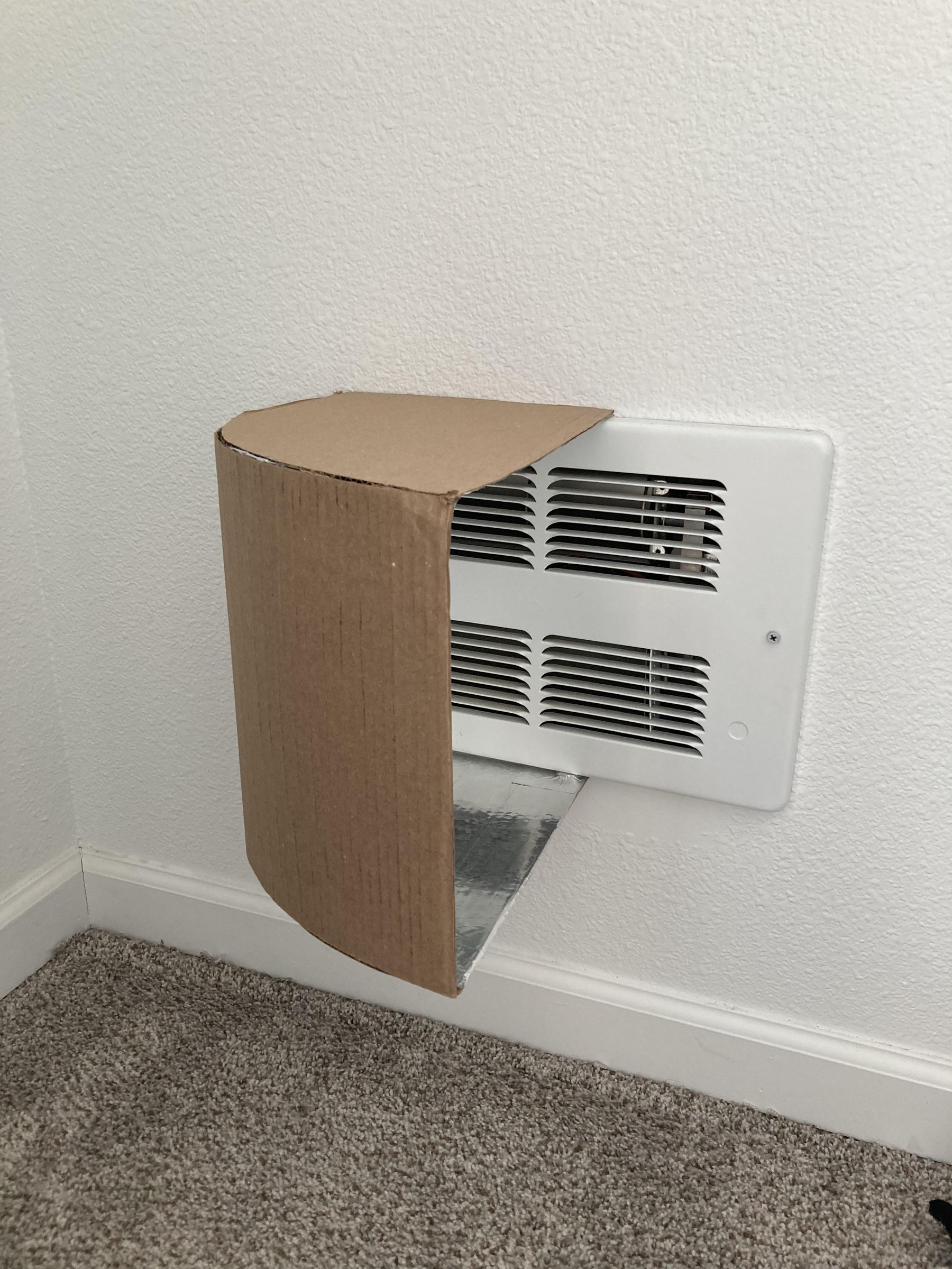 Cardboard Heater/AC Vent Airflow Deflector Instructables