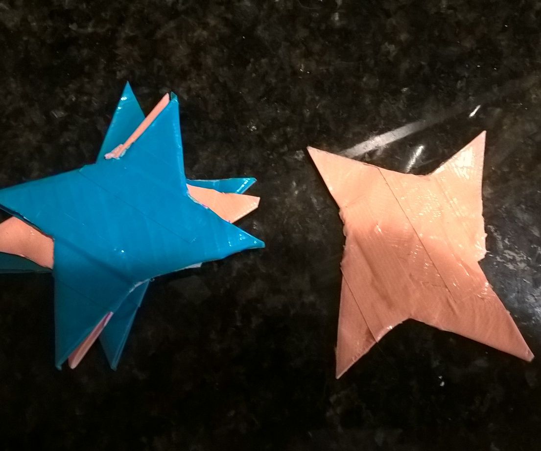 Duct Tape Ninja Star (Shruiken)