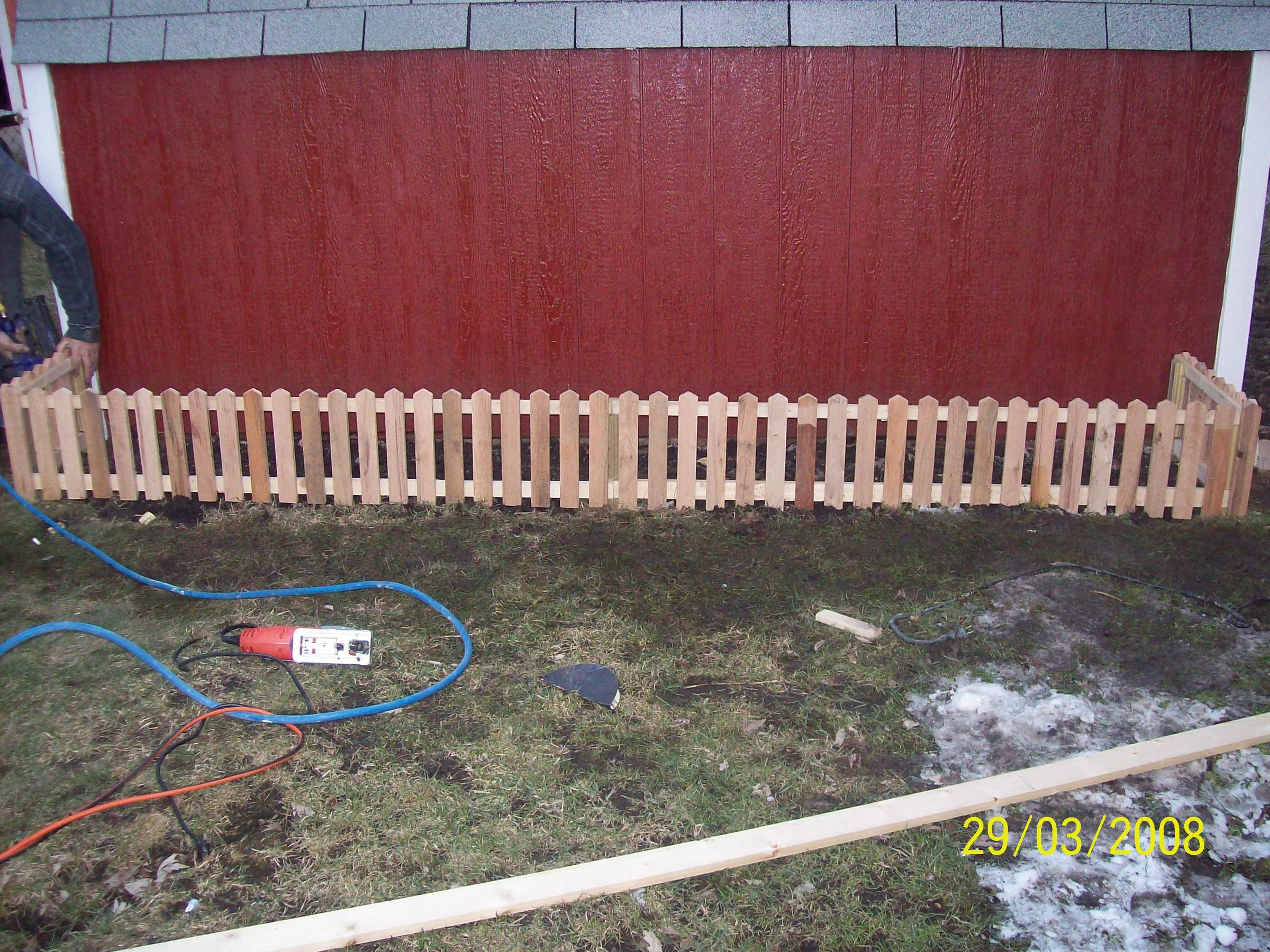 How to Make a Little Fence