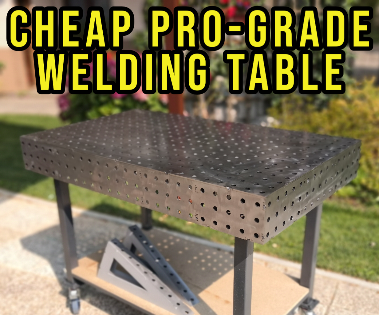 Angle iron welding table deals