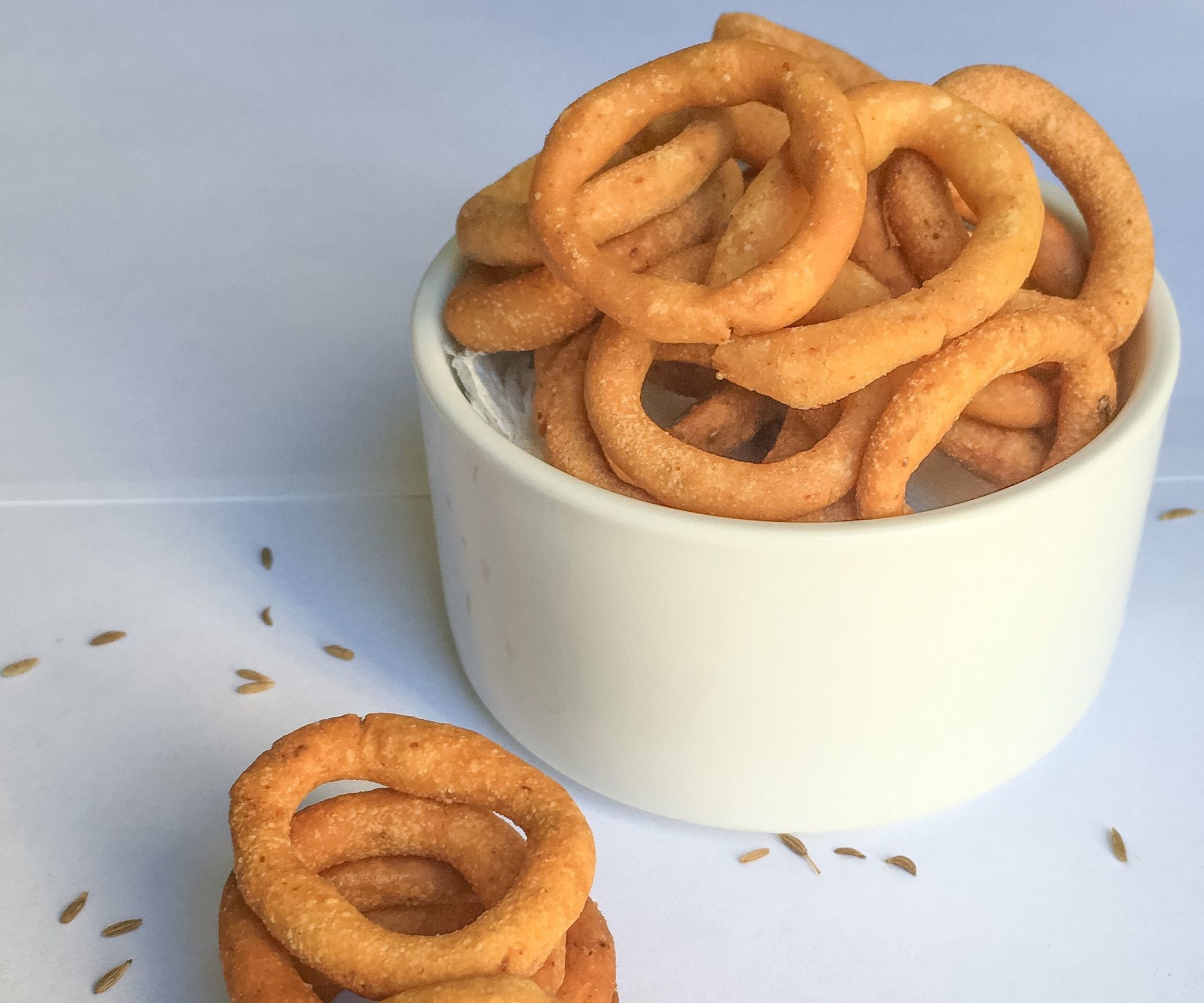 Ring Murukku (Fried Rice Flour Rings) : 4 Steps (with Pictures ...
