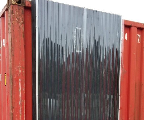 Solar Thermal Air Heater (on a Shipping Container)