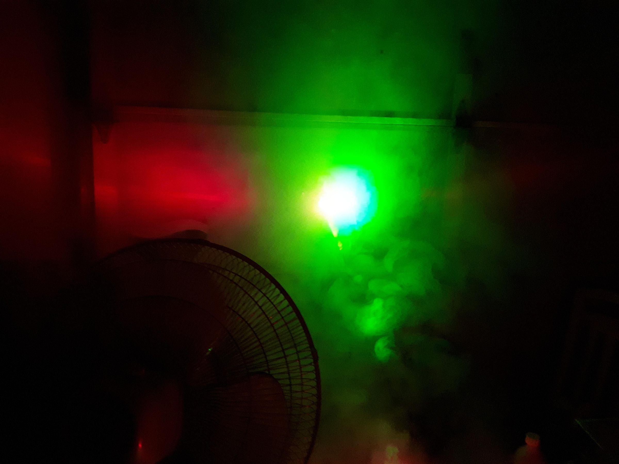 Fog Machine and Laser Combined Show. 4 Steps Instructables