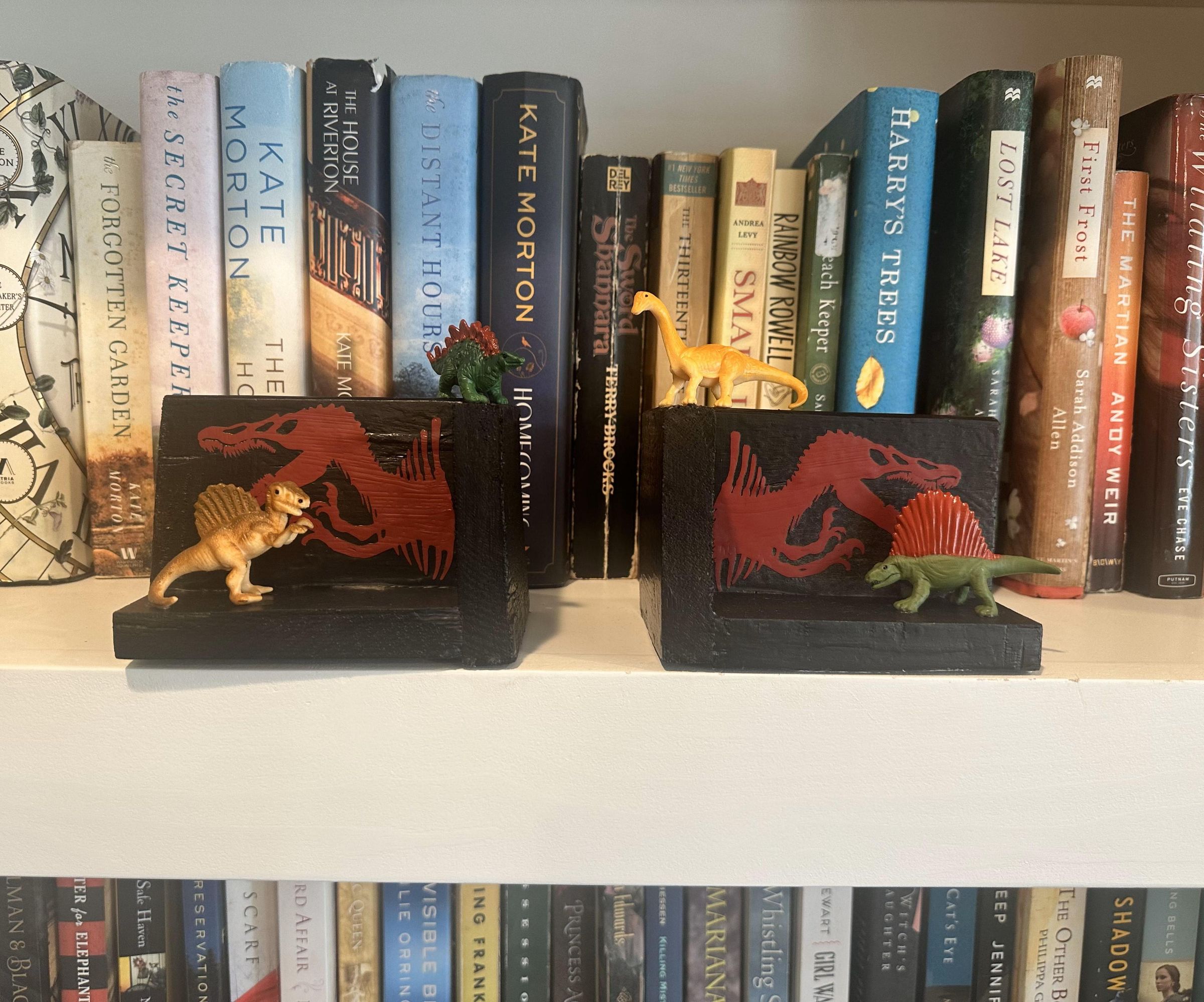 Jurassic Park Themed Book Ends