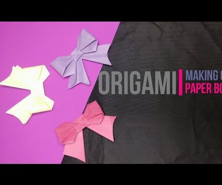 Paper Bow [Origami] [DIY] by Brain Washer