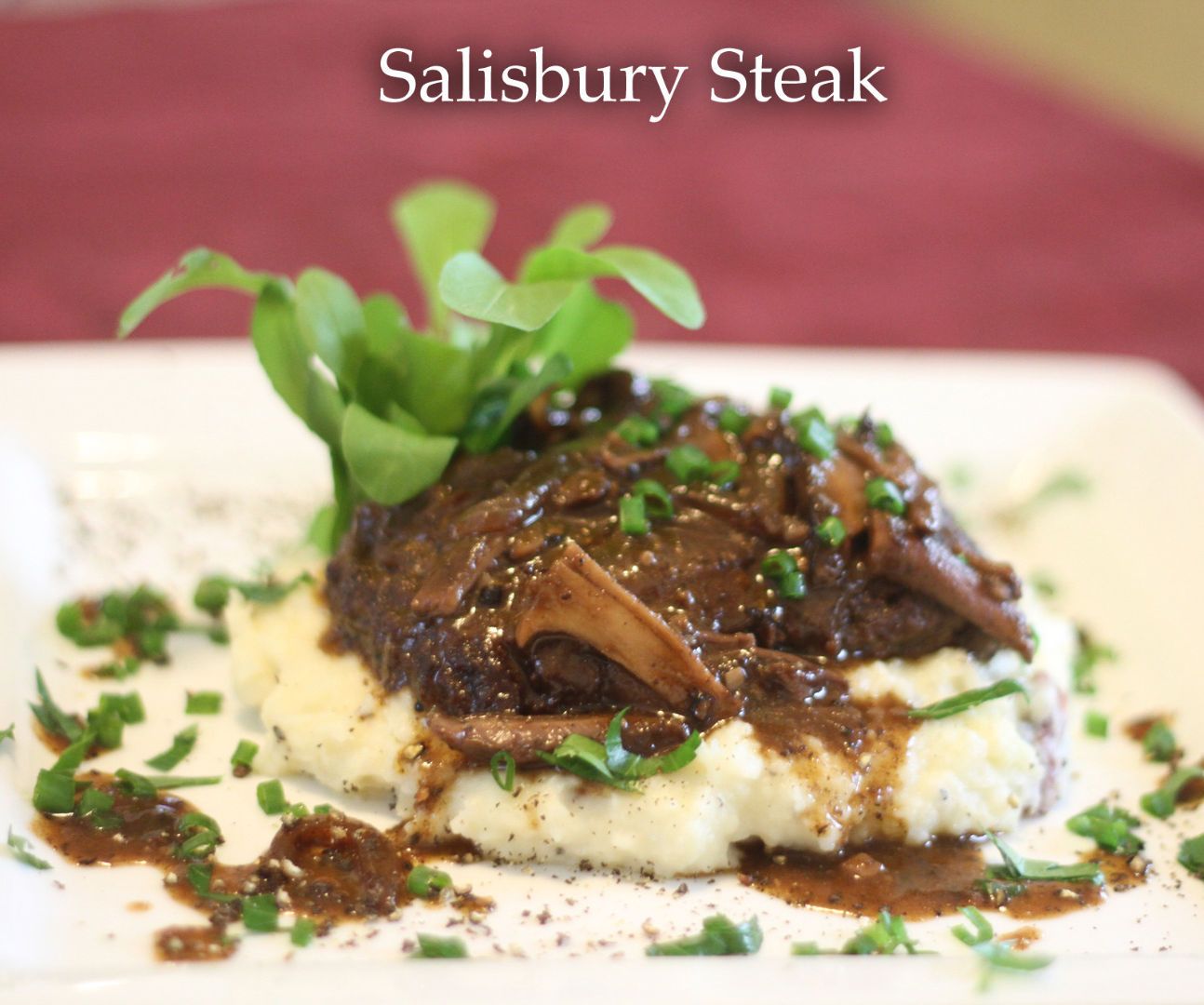 Not Your Lunch Lady's Salisbury Steak